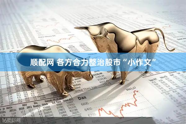 顺配网 各方合力整治股市“小作文”