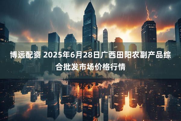 博远配资 2025年6月28日广西田阳农副产品综合批发市场价格行情