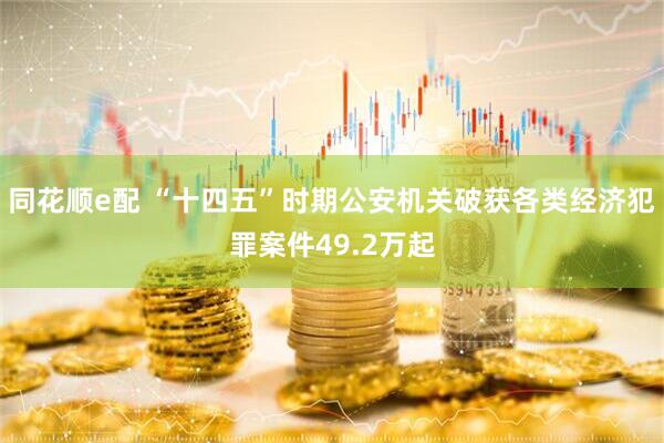 同花顺e配 “十四五”时期公安机关破获各类经济犯罪案件49.2万起